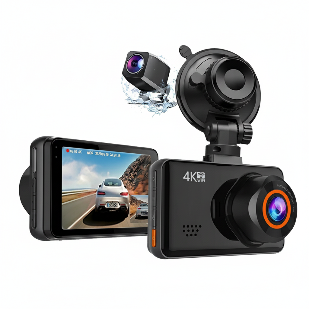 UltraView DashCam Pro 4K – Front & Rear WiFi Car Camera