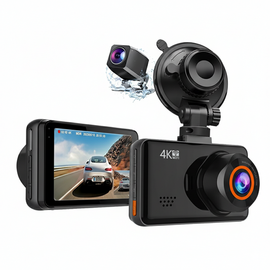 UltraView DashCam Pro 4K – Front & Rear WiFi Car Camera