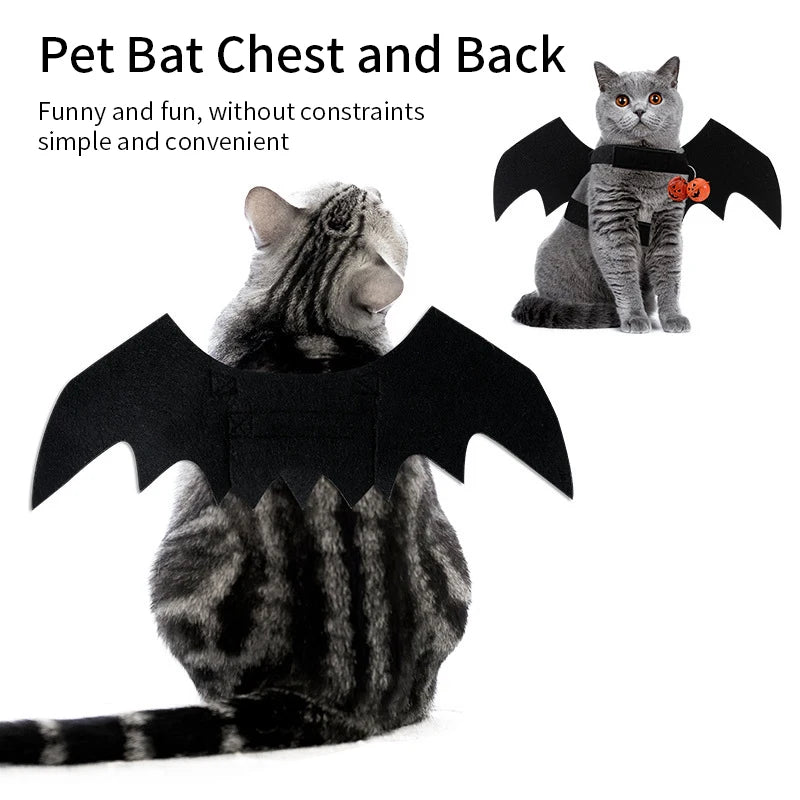 PawBat Costume – Funny Pet Bat Wings for Cats & Dogs | Halloween & Xmas Outfit