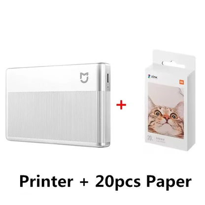 Xiaomi Mijia 1S Pocket Photo Printer – Portable Wireless Mini Printer for Instant Colour Prints