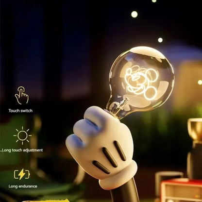 Mickey Hand Glow Lamp – Creative Hand-Holding Table Light for Bedroom & Desk Décor