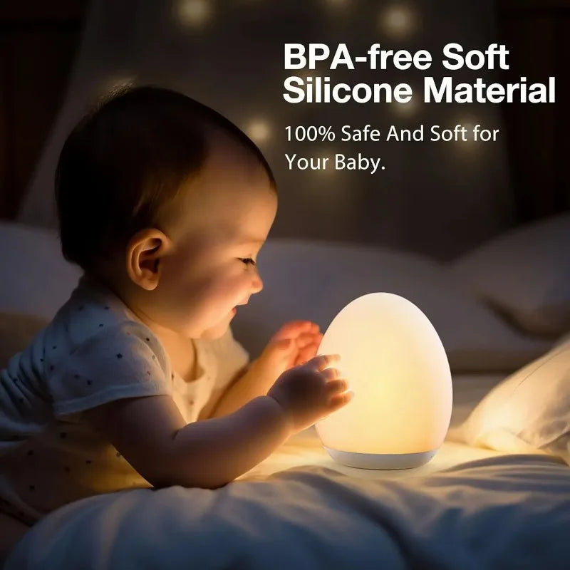 LumiDoze – LED Bedside Lamp for Babies | Nursery Night Light | Dimmable & USB