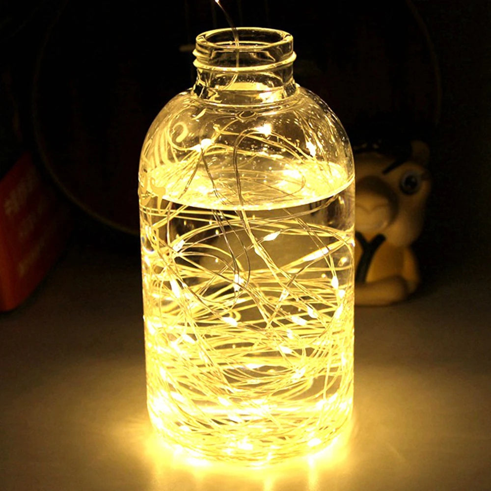 GlowCork 10-Pack – Fairy Bottle Lights | Battery-Operated | Wedding & Party Décor