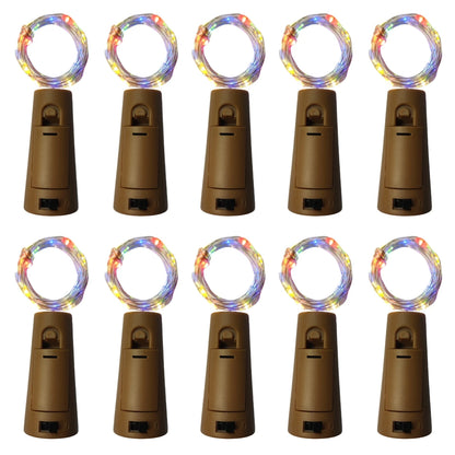 GlowCork 10-Pack – Fairy Bottle Lights | Battery-Operated | Wedding & Party Décor