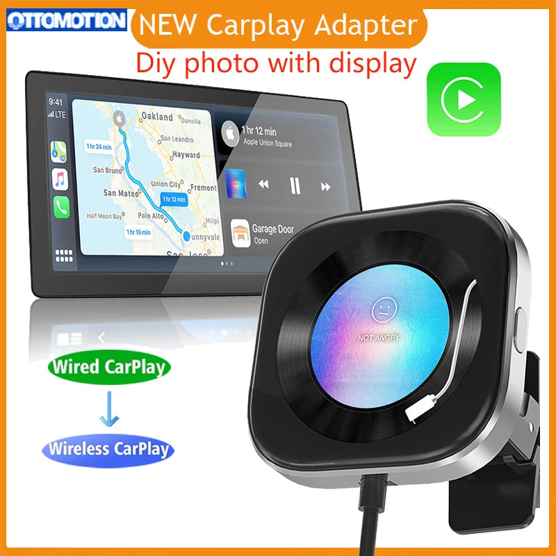 DriveLink Clip – Wireless CarPlay Dongle for Wired Systems